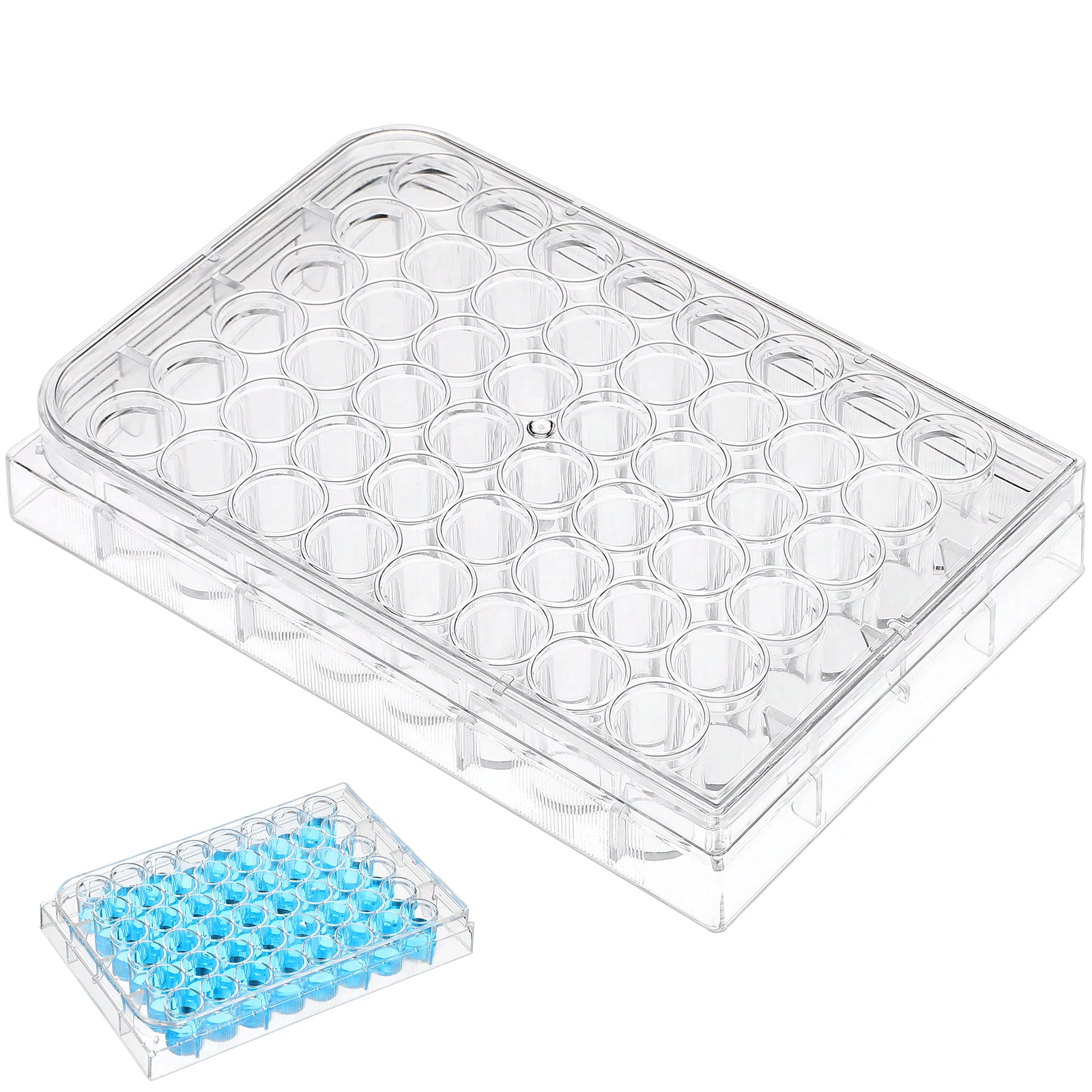 

48-well Culture Plate Tissue Vegetarian Diet Clear Transparent Tissues Supplies