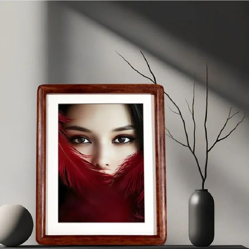 Solid Wood Black Walnut Photo Frame Elegant Mortise and Tenon Design  Premium Picture Frame for Home Décor