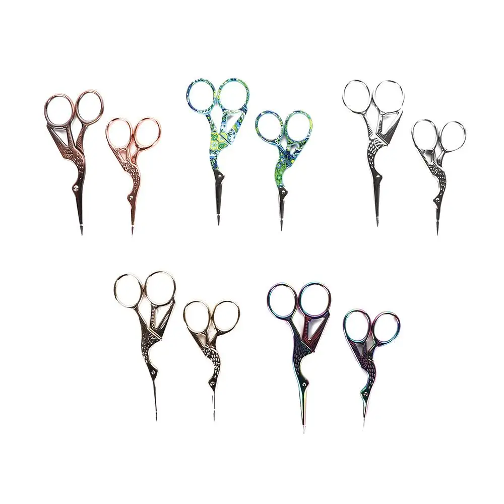 

Stainless Steel Stork Nail Art Crane Embroidery Cutters Tailor Scissors Sewing Tool Shears Scissors