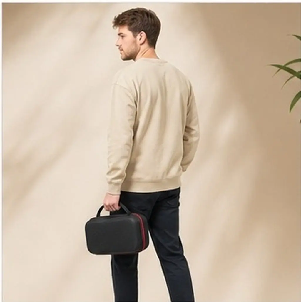 3Pcs Portable Microphone Carry Case Shock Resistant Eva Material Multi Mic Storage Holder for Live Streaming Interview