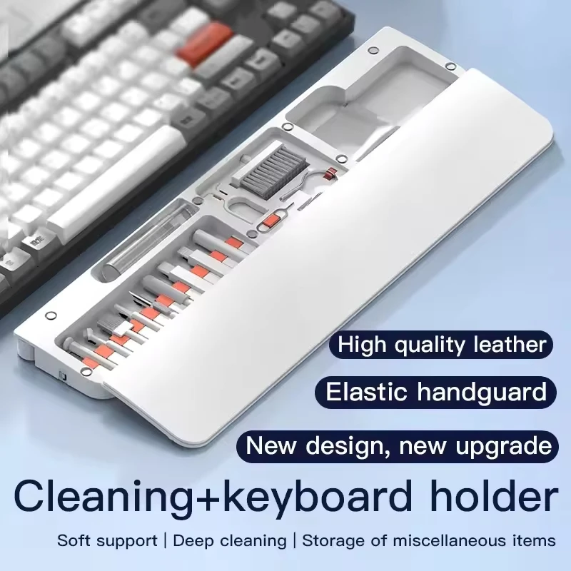 20-in-1 Multifunktionales Reinigungsset Tastatur Handy Kamera Kopfhörer Bürstenreiniger Staubsammler Handgelenkauflage Reiniger
