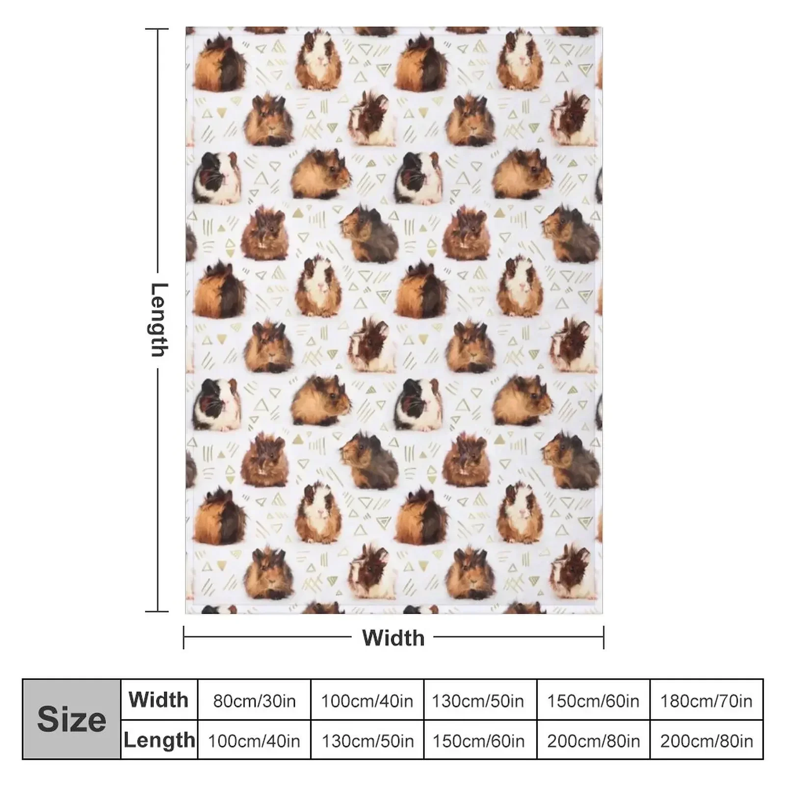 The Essential Guinea Pig Throw Blanket Winter beds Luxury Throw Soft Beds Multi-Purpose Designers Furrys Blankets