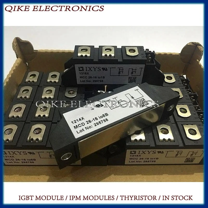 MCC26-16IO1B MCD26-08IO1B MCD26-12IO1B MCD26-14IO1B MCD26-16IO1B MCD26-18IO1B MCC26-14IO1B 새로운 오리지널 IGBT 모듈 재고 있음