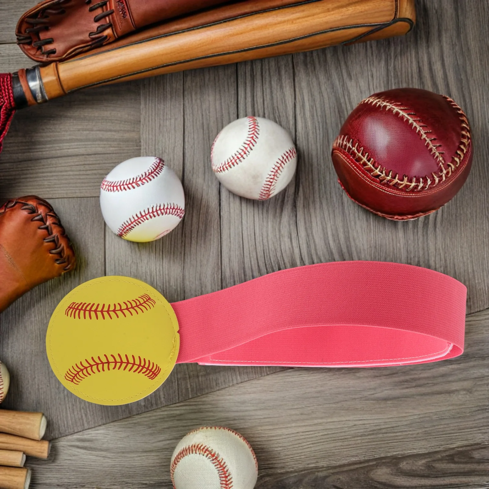 

Softball Pitcher Leg Strap Wear-Resistant Polyester Training Aid Reusable Circle Ankle Bands For Softball Baseball