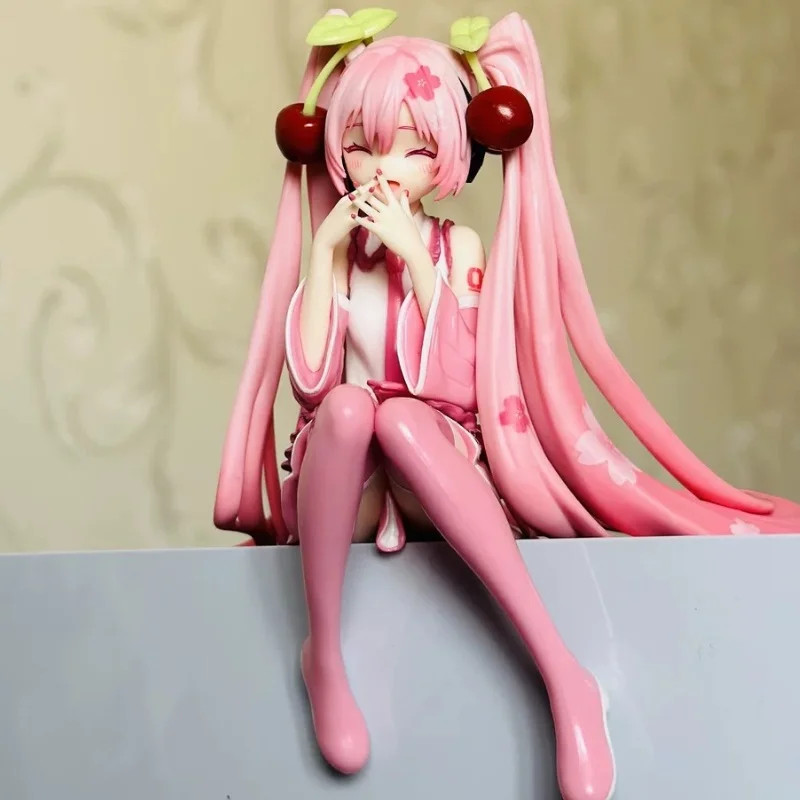 

Фигурка сакуры Furyu Hatsune Miku фигурка Аниме Фигурка лапши Miku ПВХ фигурка модель для мальчиков украшение подарок на день рождения