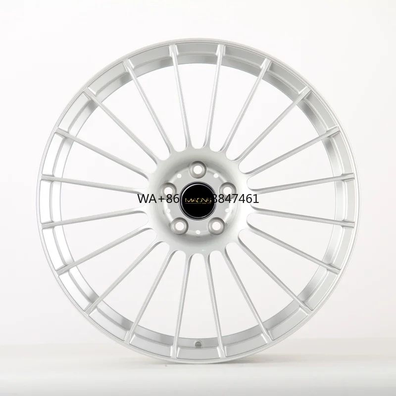 

Wheelshome F9701 20/21 Inch Stagged 5-112/5-120 with 66.5/72.6 Silver Machined Lips Alloy Wheels for BMW ALPINA