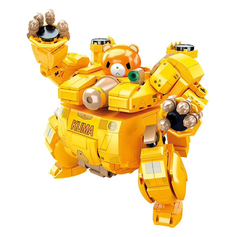 

Sluban Robot Mecha Caramel Cannon Mech Warrior Building Block Kids DIY Educational Bricks Toys Gifts For Children Boys