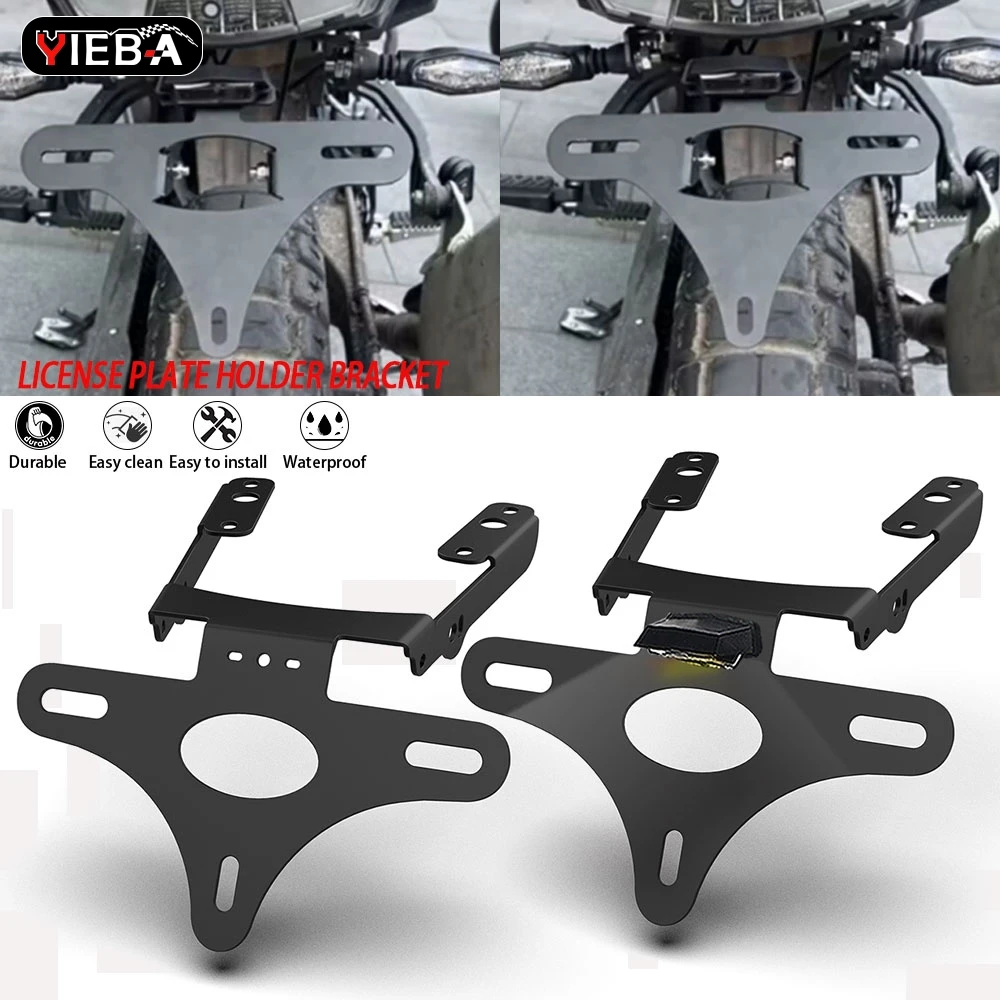 

New License Plate Holder For Husqvarna VitPilen401 2018-2025 SvartPilen 125 200 250 401 Tail Light Bracket Fender Eliminator Kit