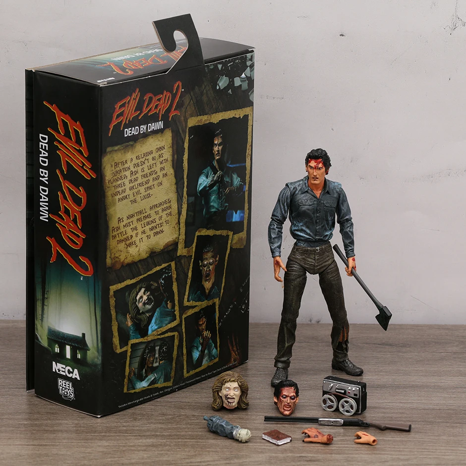 Figura Ação NECA-Evil Dead 2 Ultimate Ash Williams, 7"