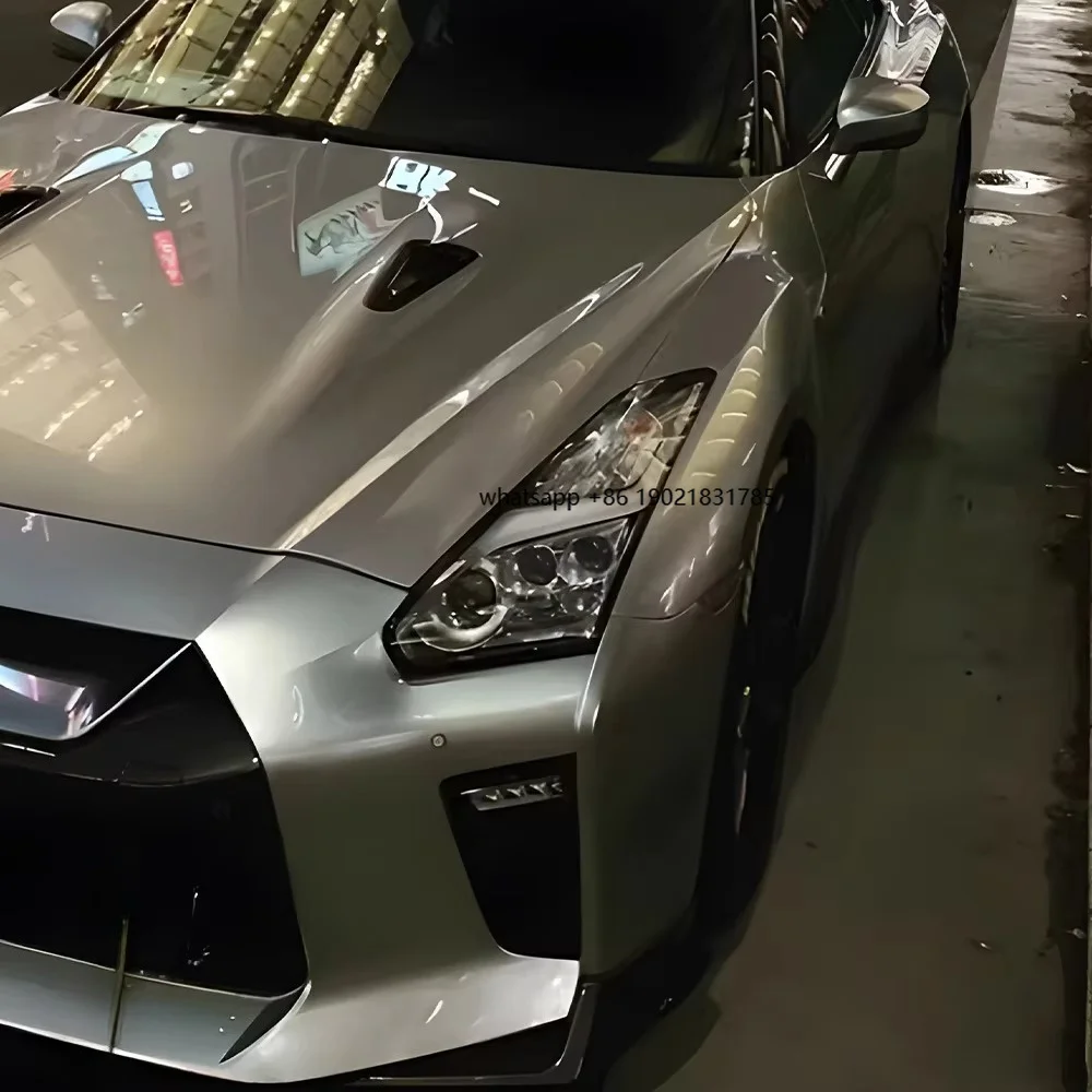 Car Front Lamps Accessories for  GTR R35 2008-2023 Upgrade LED Auto Headlights DRL Projector Lens Plug and Play Assembly