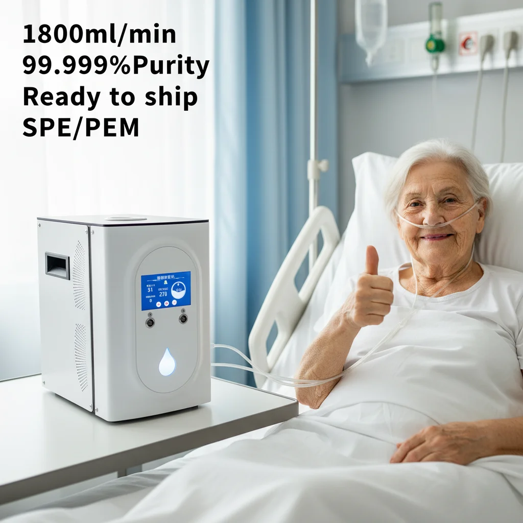 SPE PEM Hydrogen Inhalation Generator USB-Powered Desktop Home Use 900ml/1200ml/1800ml