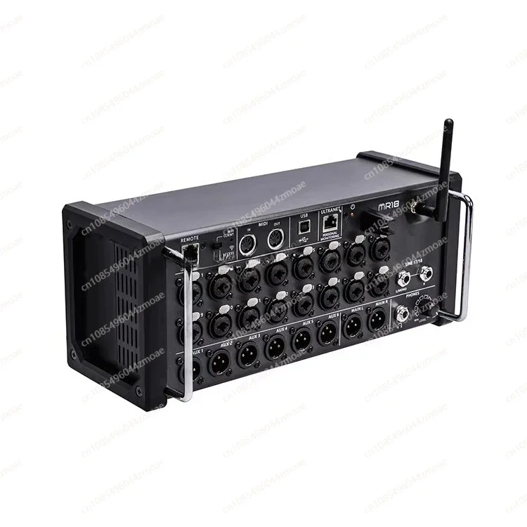 18 Channel 12 Bus Digital Mixer MR18, Portable Professional Audio Mixing Console for Live DJ & Recording, USB&App Remote Control