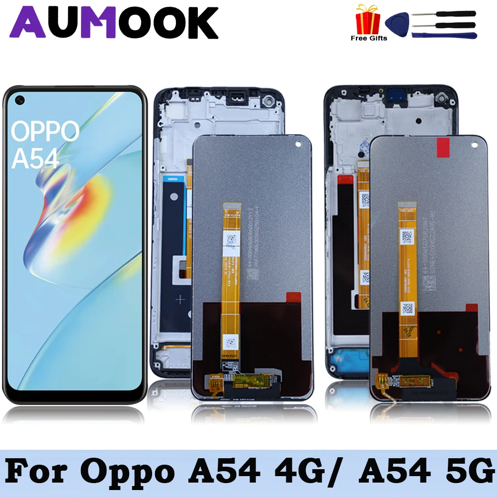 For OPPO A54 4G 5G LCD Display Screen with Frame Touch Screen