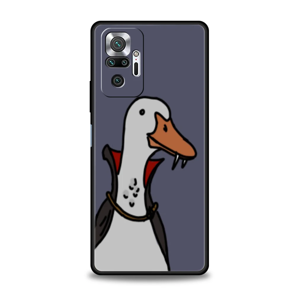 Cute Goose Duck Game Phone Case for Xiaomi Redmi NOTE 12 Pro K40 Gaming K50 8A 9T 9A 9C Note 8 8T 9 9S 10 11 Pro Plus Soft Shell