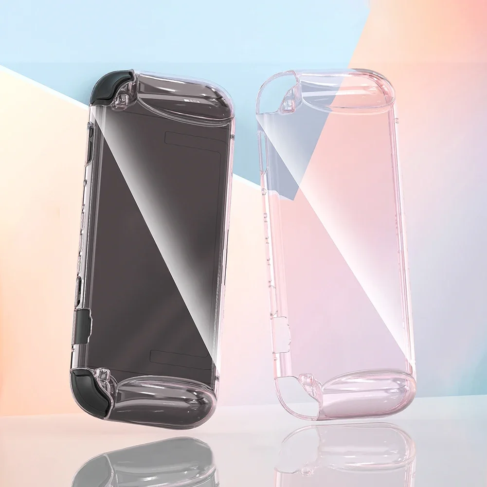 لوحدة تحكم الألعاب المحمولة Switch 2، غطاء حماية من مادة TPU، غطاء حماية شفاف مقاوم للصدمات متوافق مع نينتندو