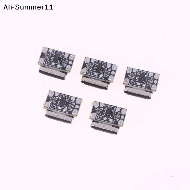

【NpA】5Pcs Lithium Battery 3.7V 4.2V 18650 Keyboard Charging Power Board Protection Type-c Input Module Constant Current& Voltage