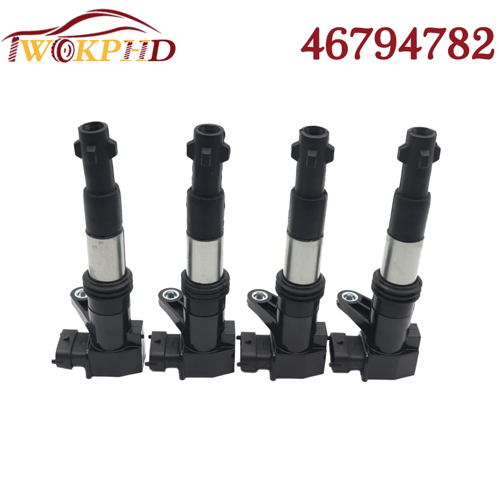 46794782 For ALFA ROMEO 156 159 GT GTV Spider 916C 916S 932 937 2.0L JTS High Quality Ignition Coil Kit 0221604103