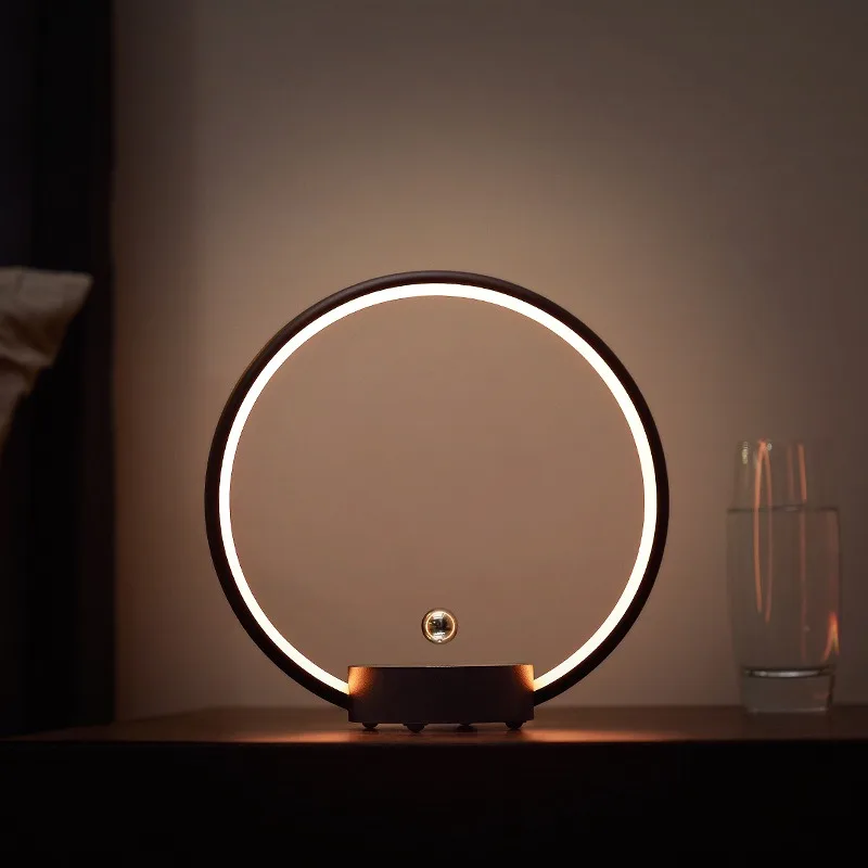 Maglev ring lamp bedside night light romantic Valentine's Day gift table lamp for girlfriend girl birthday gift