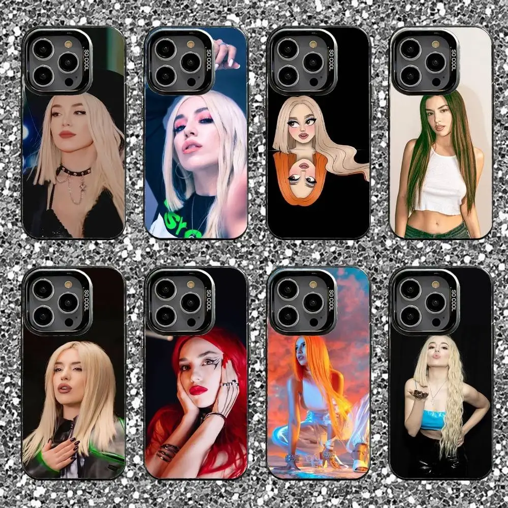 

Singer A-Ava M-Max Phone Case For iPhone 16,15,14,13,12,11,Pro,XS,Max,Plus,Mini,SE Black Candy Matte Shockproof Cover