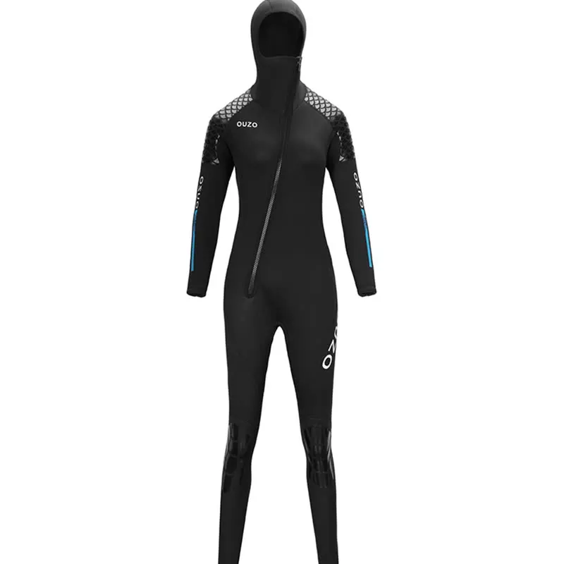 Women 3MM Neoprene Full Body Scuba Diving Suit Hooded UnderWater Hunting Surfing Snorkel Waterproof Swimming Spearfish Wetsuit