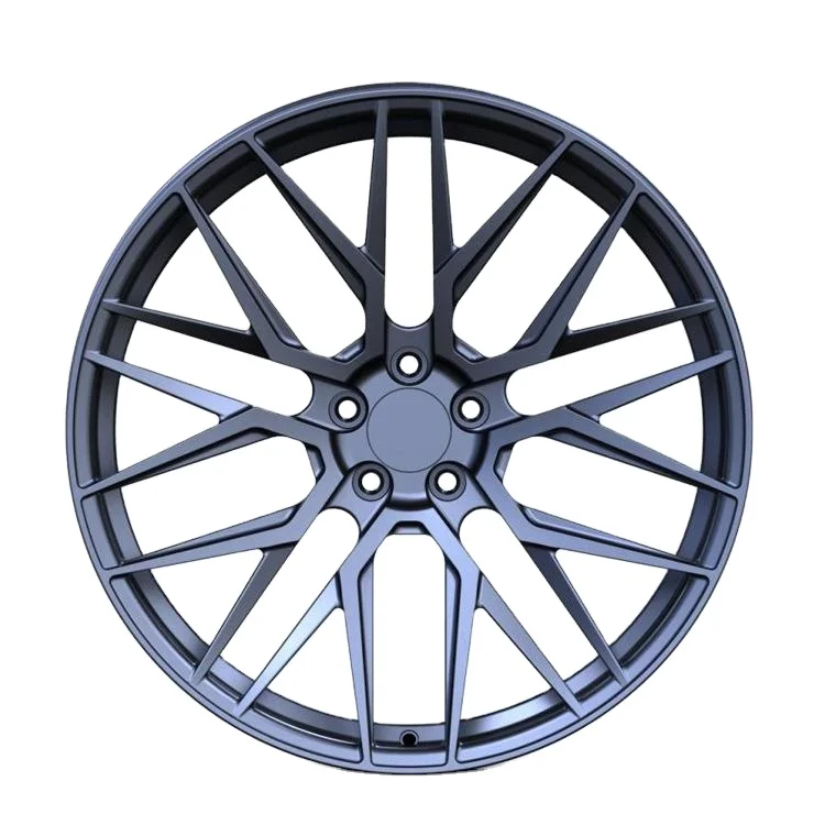 Factory price hot sale Wheels For 18 Inch 5*114.3 Matte Black Alloy Aluminum Wheel Rims Multi Spoke Design cars rims wheel