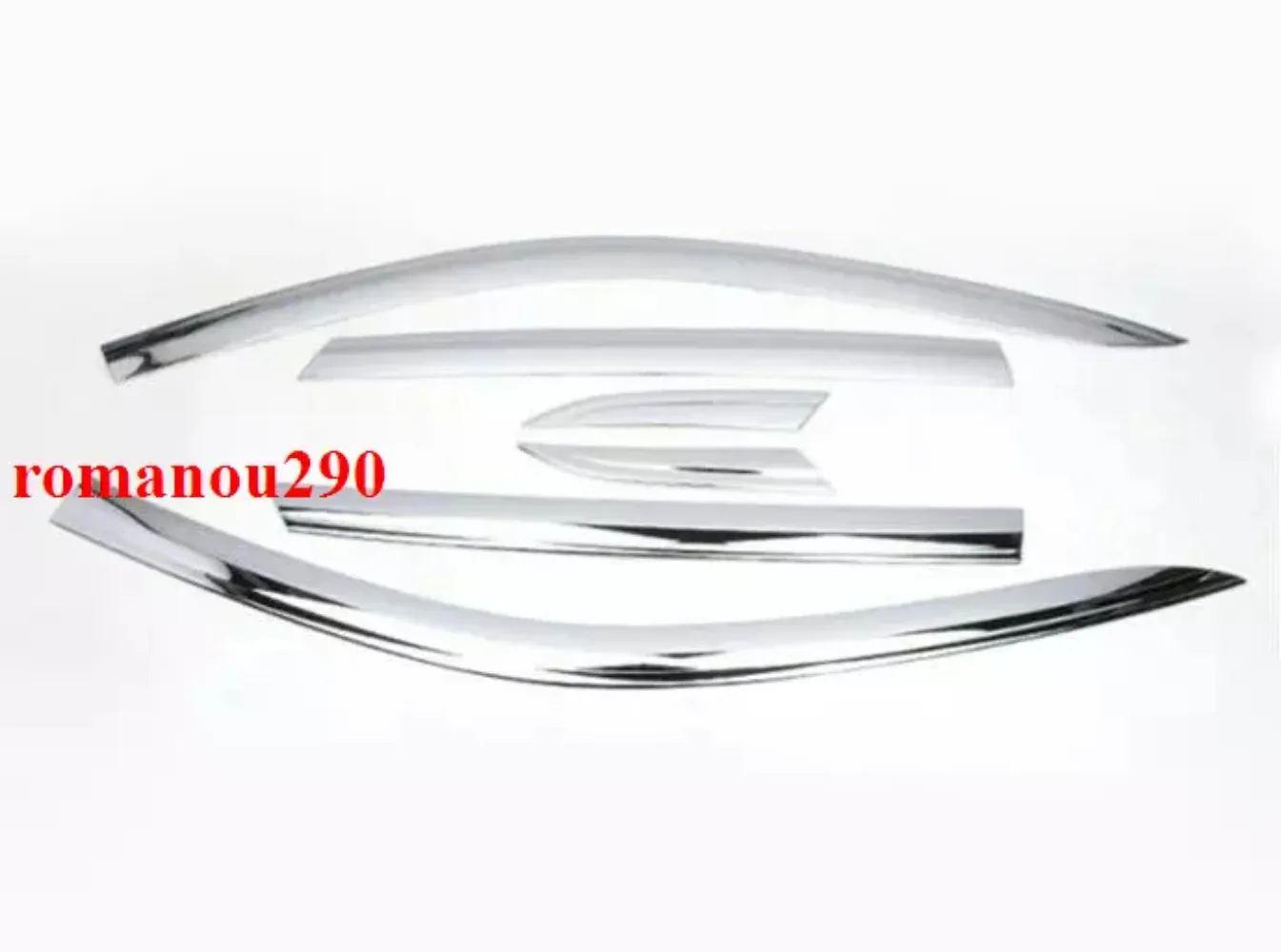 For Nissan Rogue Sport 2016-2020 Chrome Window Visor Vent Shades Sun Rain Guard