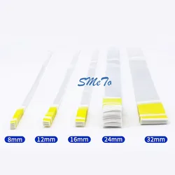 500pcs High Viscosity Anti-static Yellow SMT Extension Tape 396 8mm 12mm 16mm 24mm 32mm Patch Bonding Belt Feeder Splice Tape