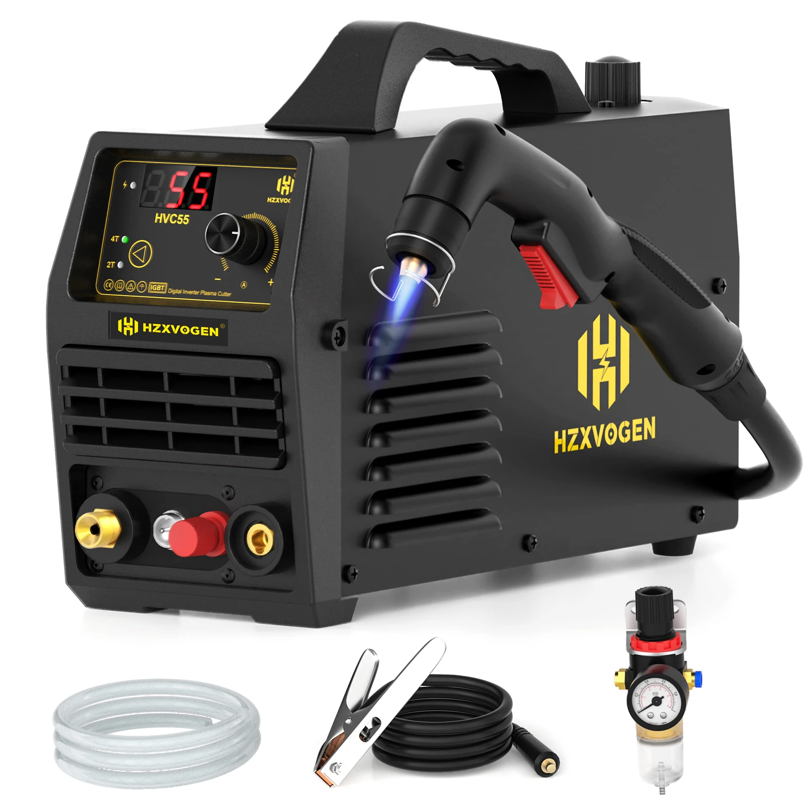 HZXVOGEN HVC55 Non touch Pilot ARC Cutting Machine HF Frequency Aluminum Steel Welding Machine Original Cutter 2T/4T Function