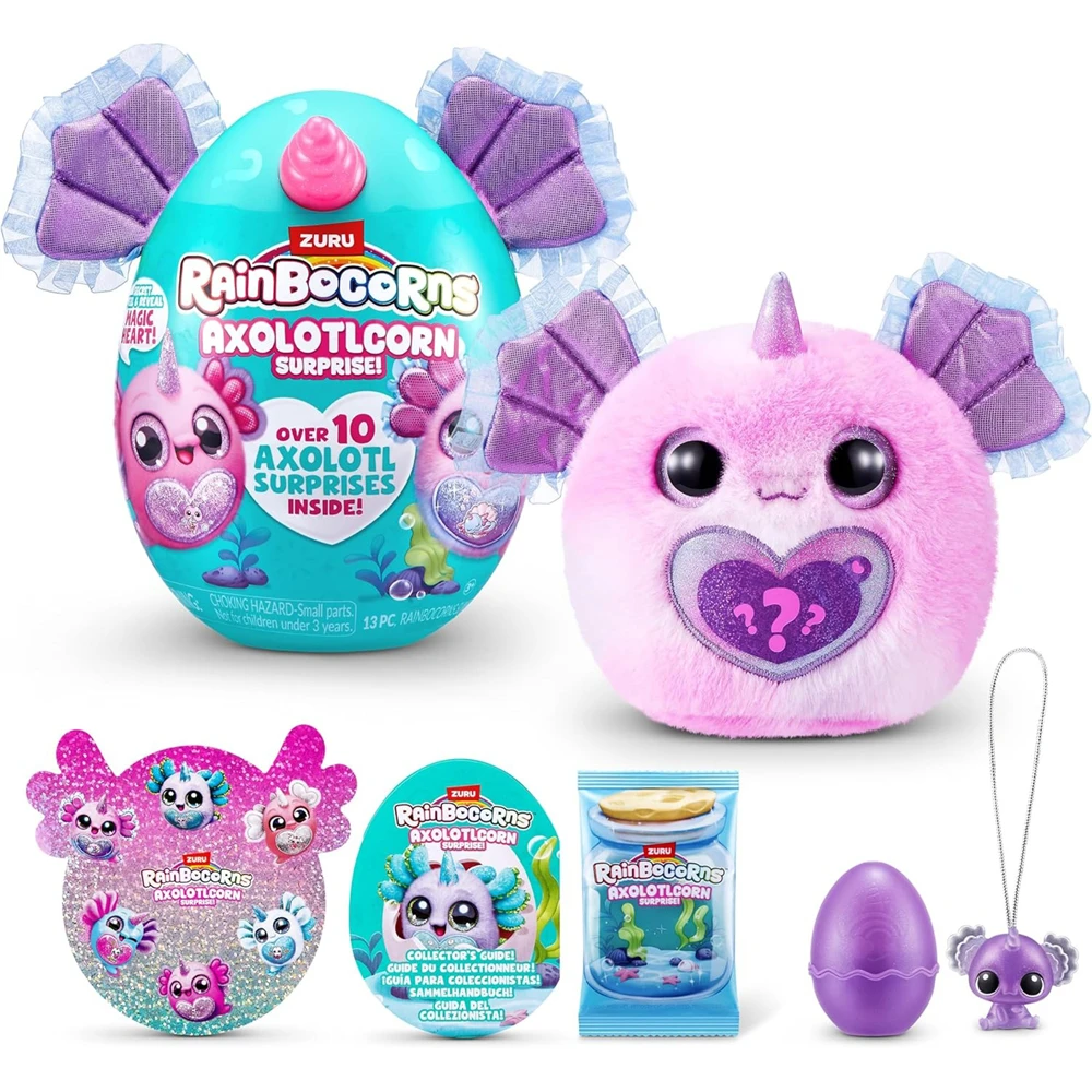Zuru Rainbocorns Axolotlcorn Surprise Egg Unicorn الجنية ماجيك البيض تحصيل الاتجاه لعبة صندوق أعمى فتاة هدية #3