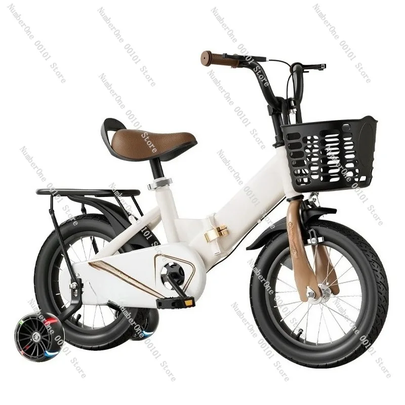 Kids Folding Bicycle for Boys Girls 2-3 5 6 9 Years Children Pedal Bike Trainer Cycle for Toddlers Big Kids Stable Frame