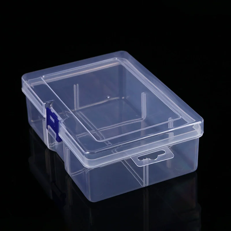 Large Pp Transparent Plastic Tool Storage Box Large Capacity Electronic Components Cosmetics Stationery Packaging Box