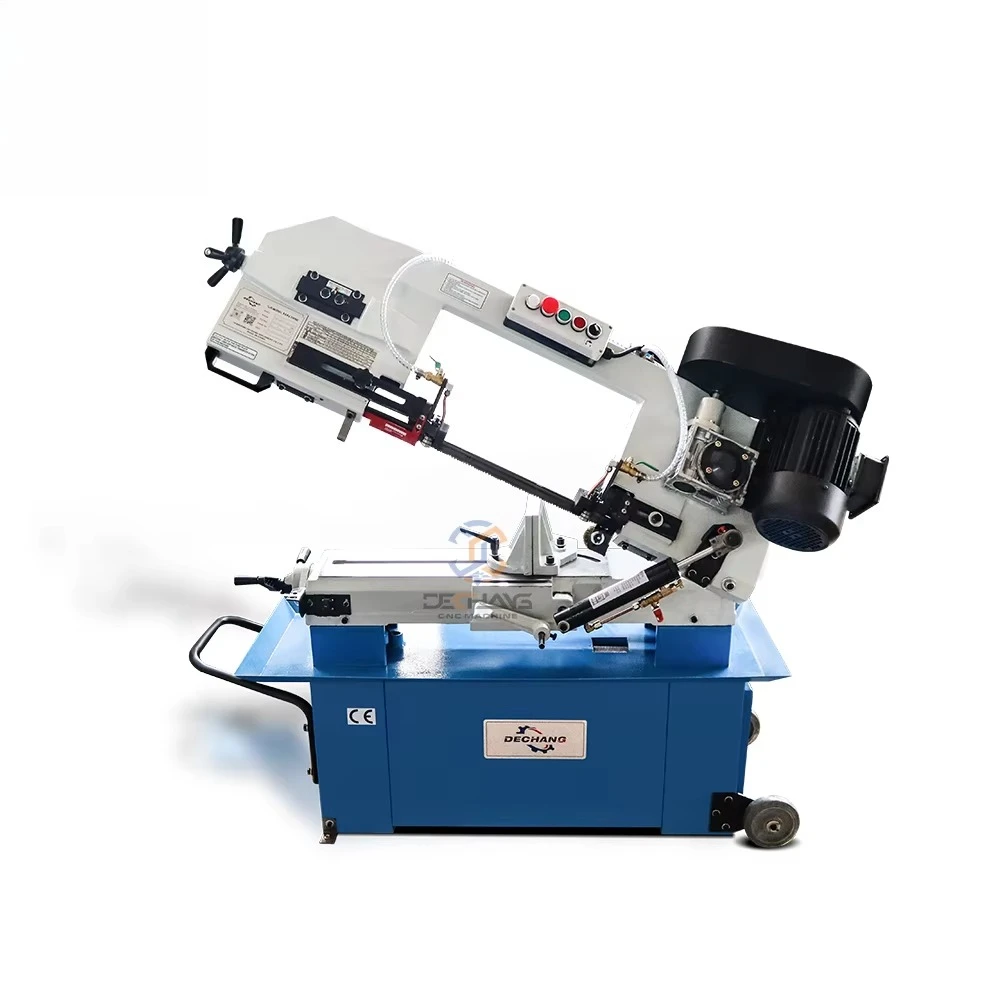 High Quality BS-912B Mini Portable Bandsaw Machine Universal Metal Cutting Band Saw with Mechanical Tension Method Core Motor
