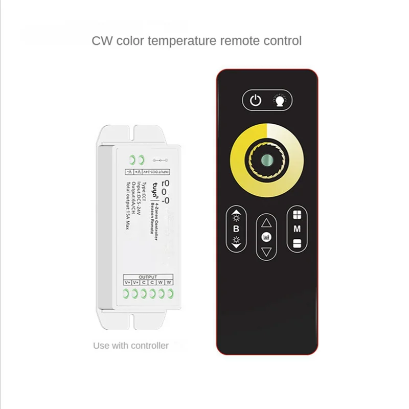 A57G-2.4G Remote Control Portable Slim Wireless Touch Remote Control Dimming Remote Control Without Controller, E