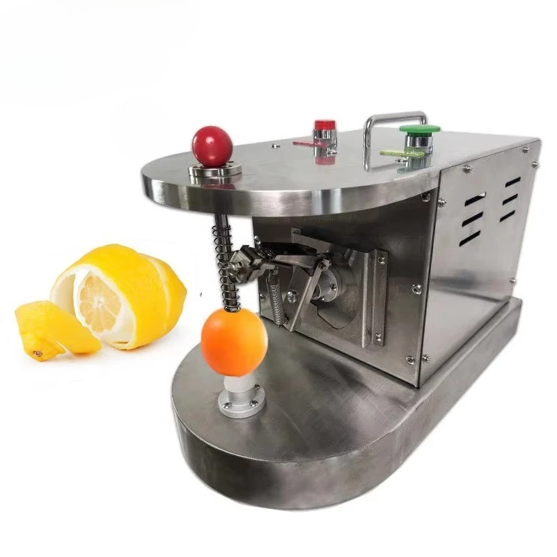 Small Automatic Commercial Fruit Peeler, Stainless Steel Electric Peeling Machine for Orange