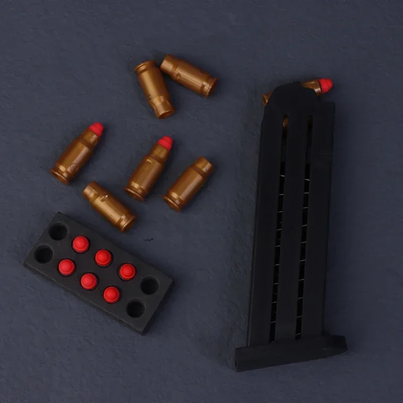 Nieuwe Zachte Kogel Voor Glock/M1911/UPS/Desert Eagle Speelgoed Pistool 7mm Kleine Zachte Kogel cartridge Clip Accessoires Voor Uitwerpen Pistool