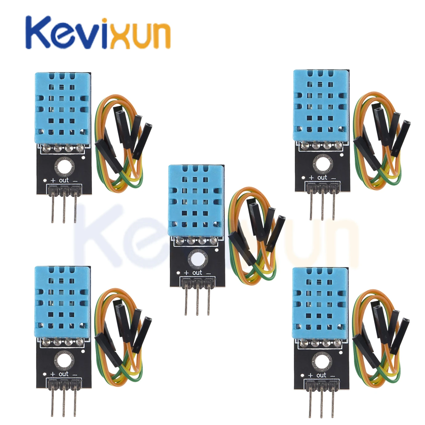 5PCS/DHT22 AM2302 DHT11/DHT22  Digital Temperature Humidity Sensor Module Board For Arduino Ultra-low Power High Precision