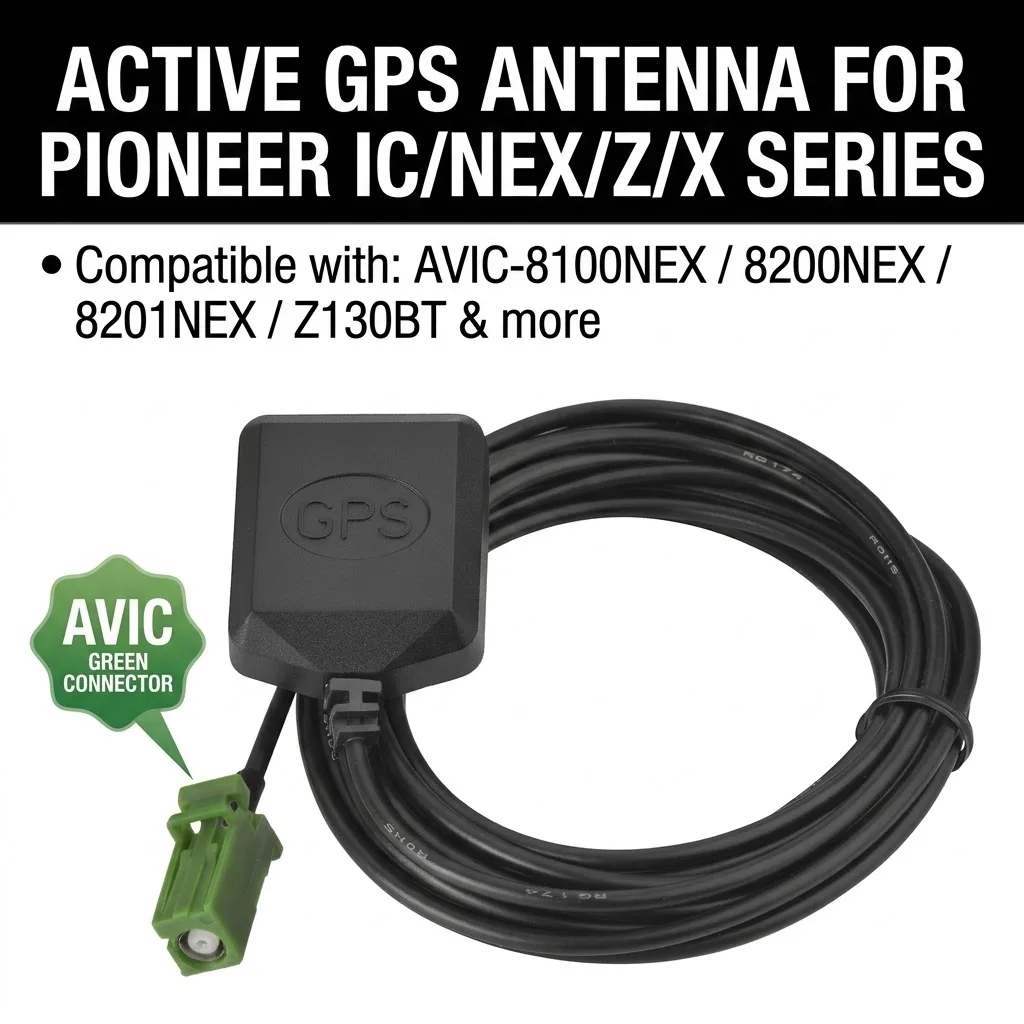 

Eightwood Активная GPS антенна, зеленая AVIC, совместима с Pioneer GPS-Навигатором AVIC 8100NEX 8200NEX 8201NEX Z130BT