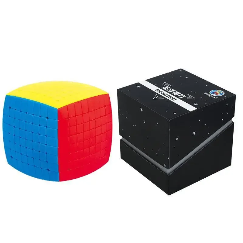 [Socube] SengSo 8x8x8 Bread Cube Magico Puzzle Game Professional 8x8x8 Layers Cube with Gift Box Toys for Kids Big Cube