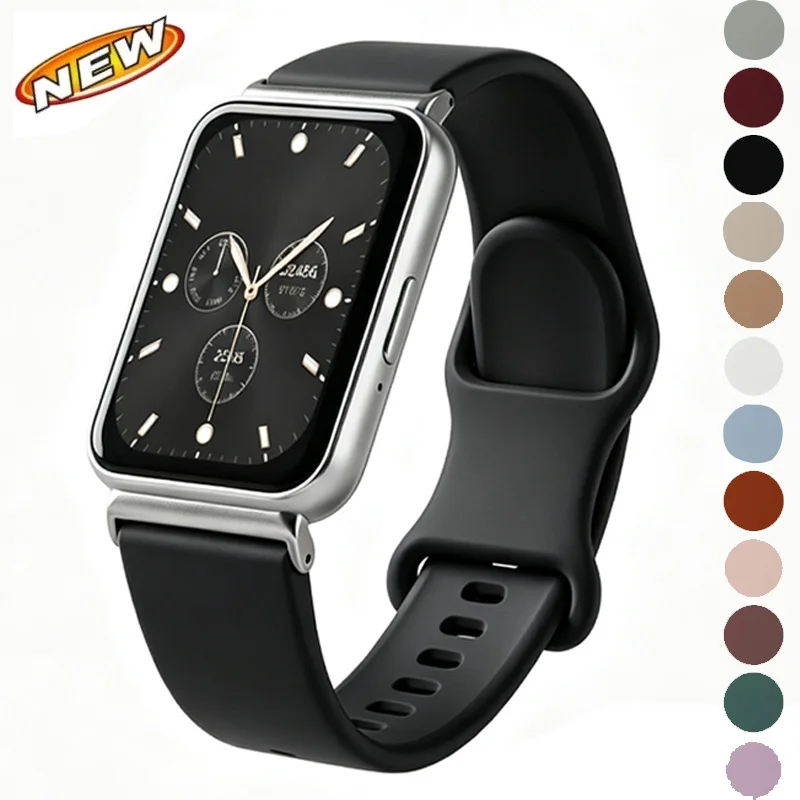Soft Silicone Strap For Samsung Galaxy Fit 3 Watch Bracelet Replacement Sport Watchband For Samsung Galaxy Fit3 Band Accessories
