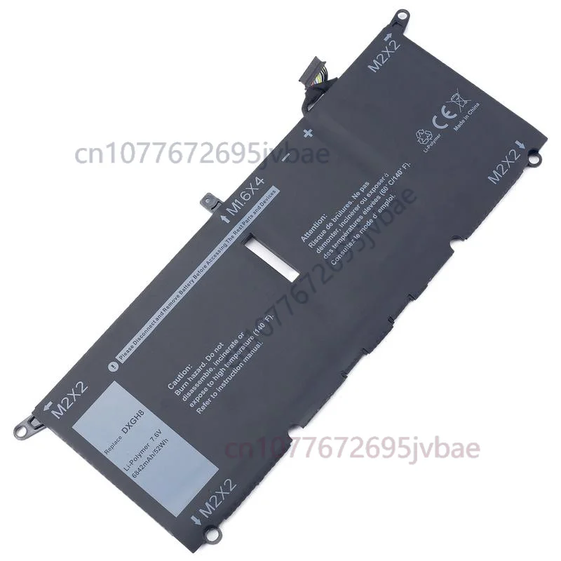 

Аккумулятор DXGH8 52 Втч 7,6 В для Dell XPS 13 9370 9380 Latitude 3301 G8VCF 0H754V США