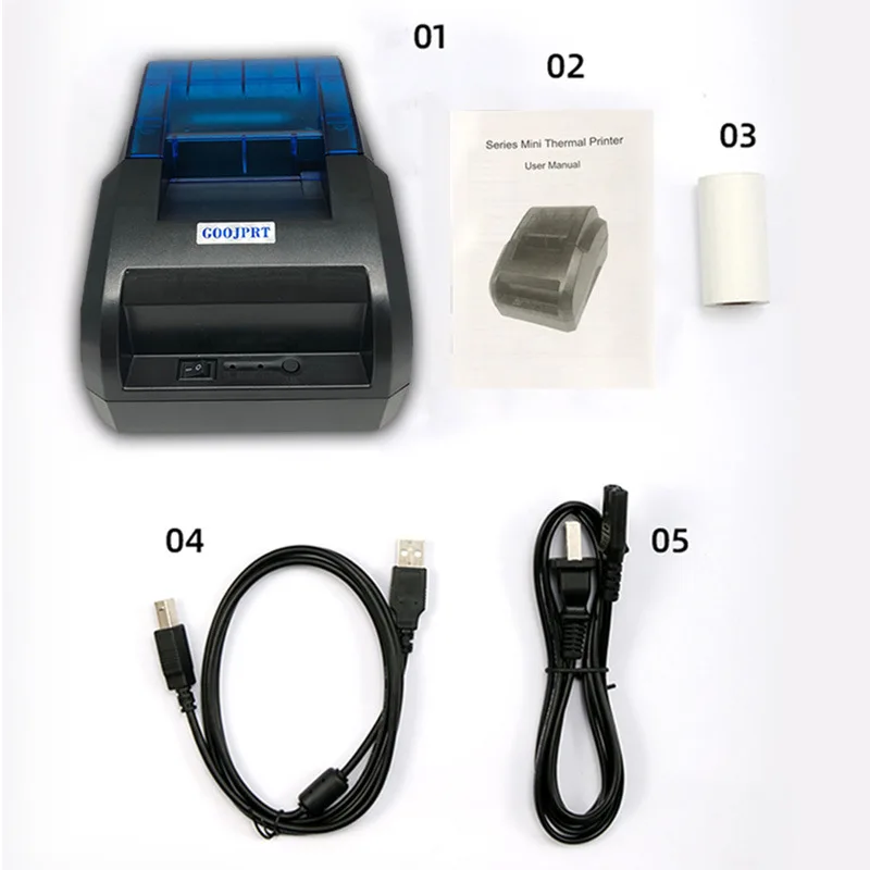 

Xprinter 58mm Thermal Printer Machine Protable USB&USB+Bluetooth Receipt Printer for Android IOS Ticket POS Printer Bill Machine