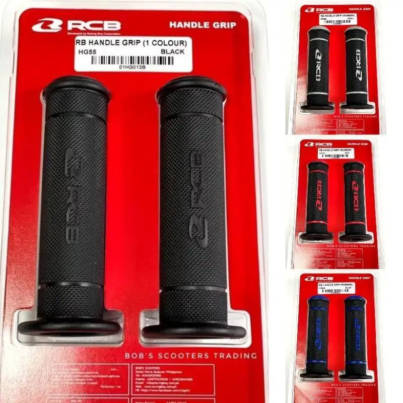 RCB Motorcycle Handlebar Grips Non Slip Texture Comfortable Grip For Street