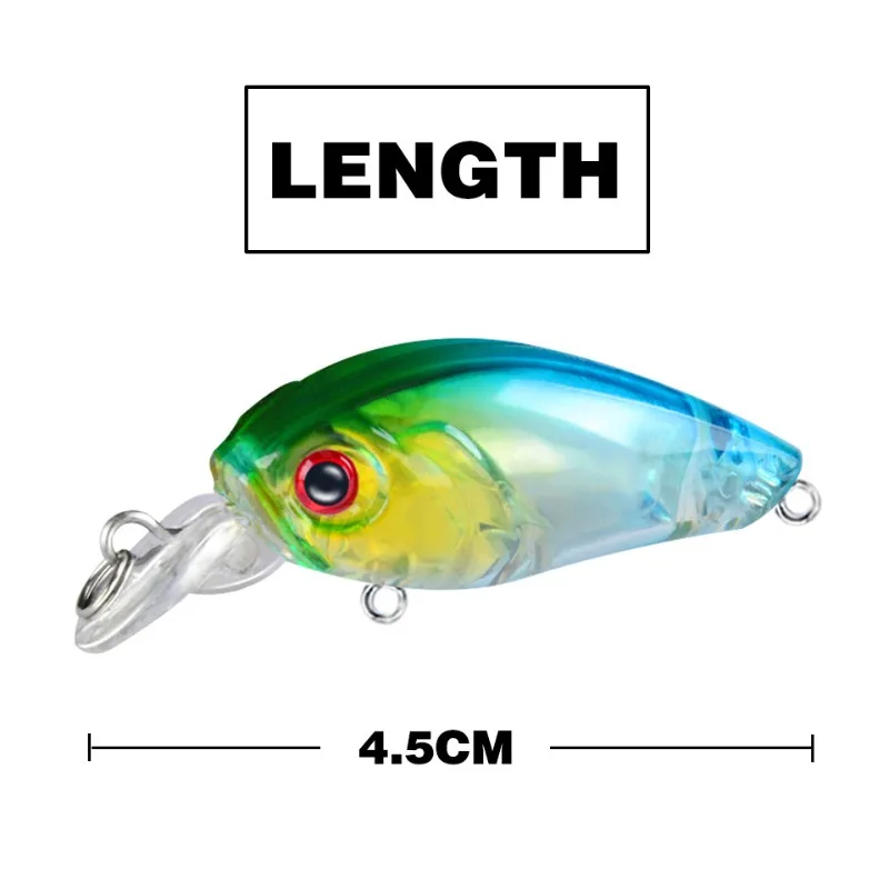 Random Color 1PCS 4.5cm Bionic Lures Plastic Bionic Lures Bionic Lures Fishing Bait Fishing Lure