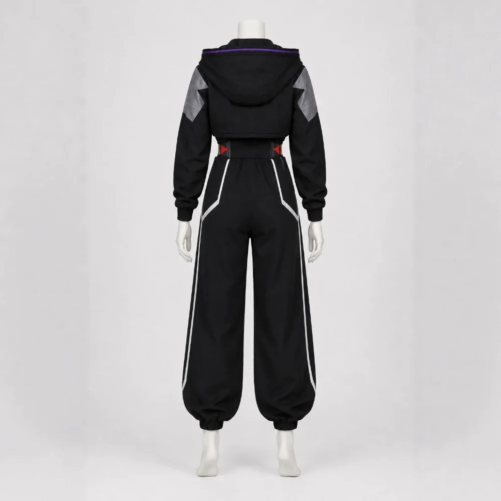 Cyberpunk Edgerunners 2 Talia Yang Same Style Cosplay Costume Hooded Jacket Loose Cuffed Sweatpants Character Casual Halloween - view 5