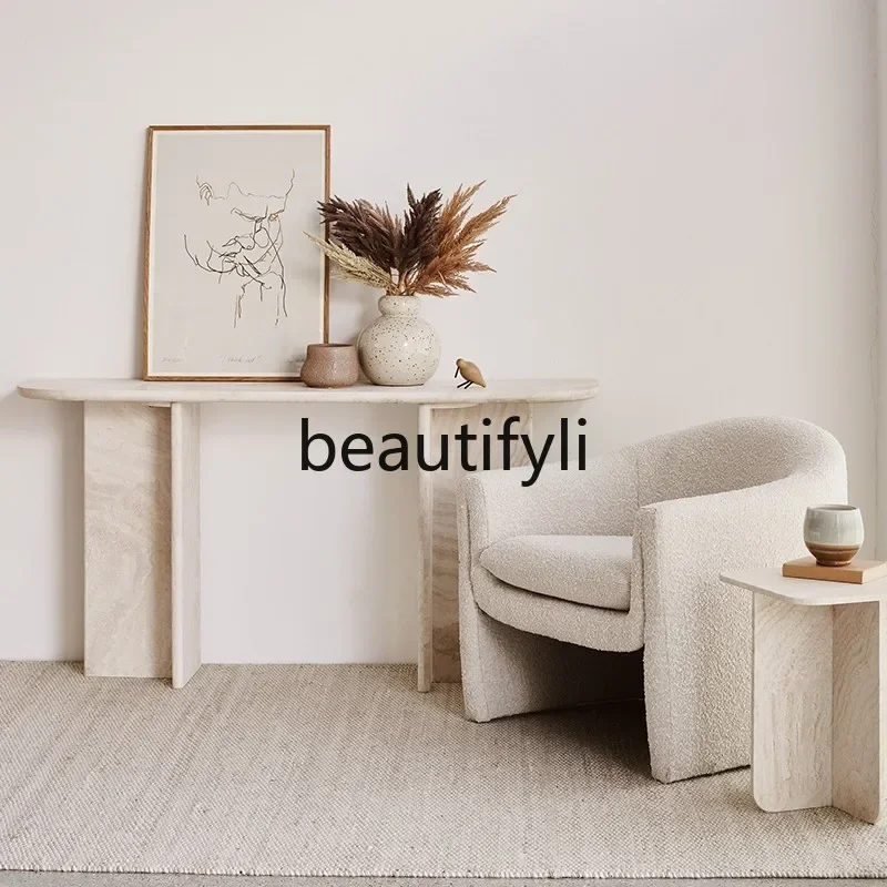 

X188 Nordic natural entrance table Modern simple decoration table Hotel aisle table