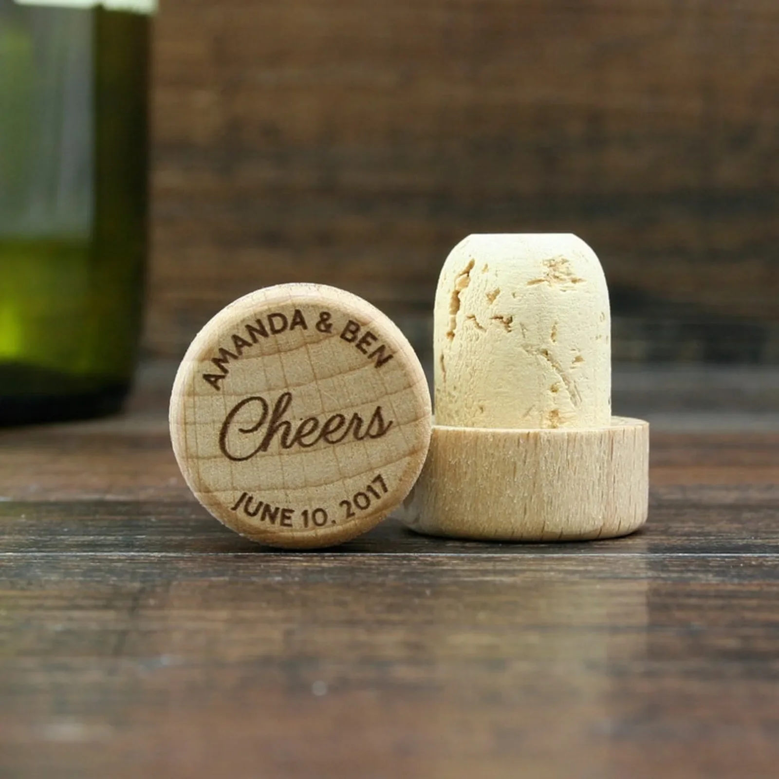 Personalized Wine Stoppers Bulk Cheers Wine Stopper Wedding Favors Engraved Wood Wine Stoppers Customized