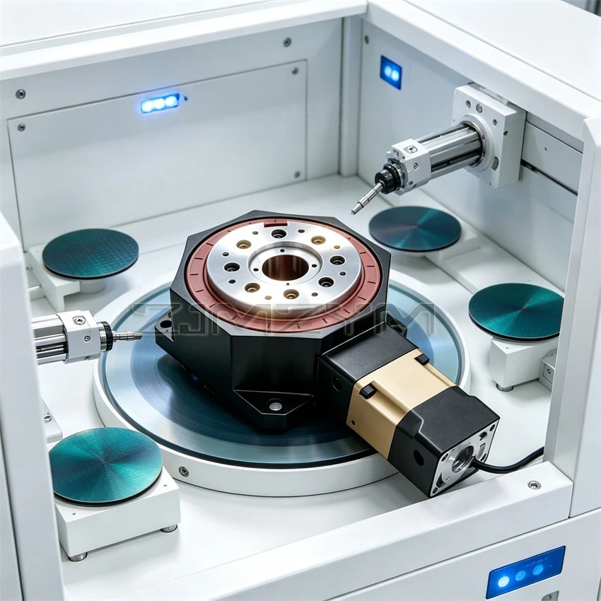 Hollow Rotating Actuator Platform Laser Marking Rotary Indexing Plate Circular Positioning Replace DD Motor Cam Divider 4 Axis