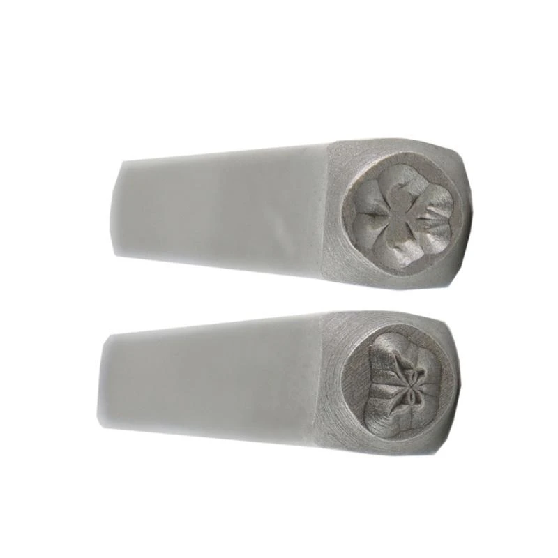 قطعتان من المجوهرات السندان السندان المعدات المحددة لنحت أنماط مميزة على النحاس الفضي والمواد الأخرى