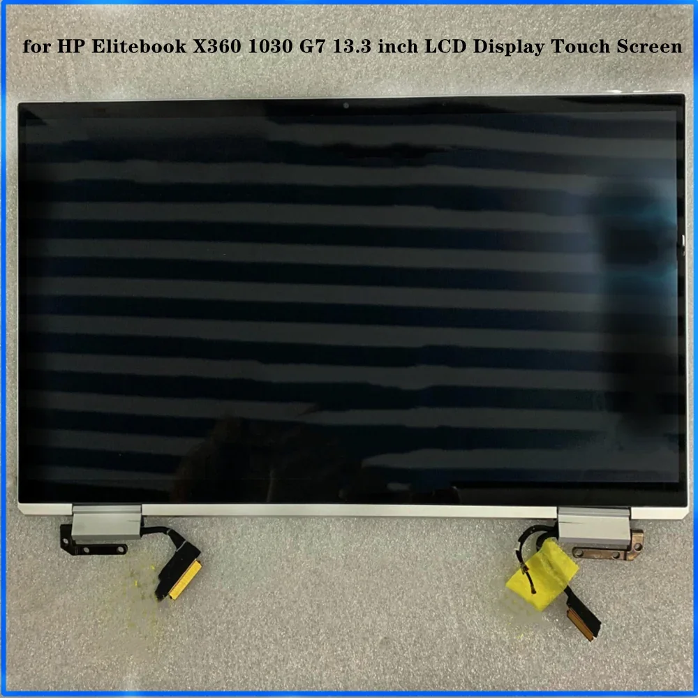 for HP Elitebook X360 1030 G7 13.3 inch LCD Display Touch Screen Complete Assembly Upper Part Hinge up FHD 1920x1080