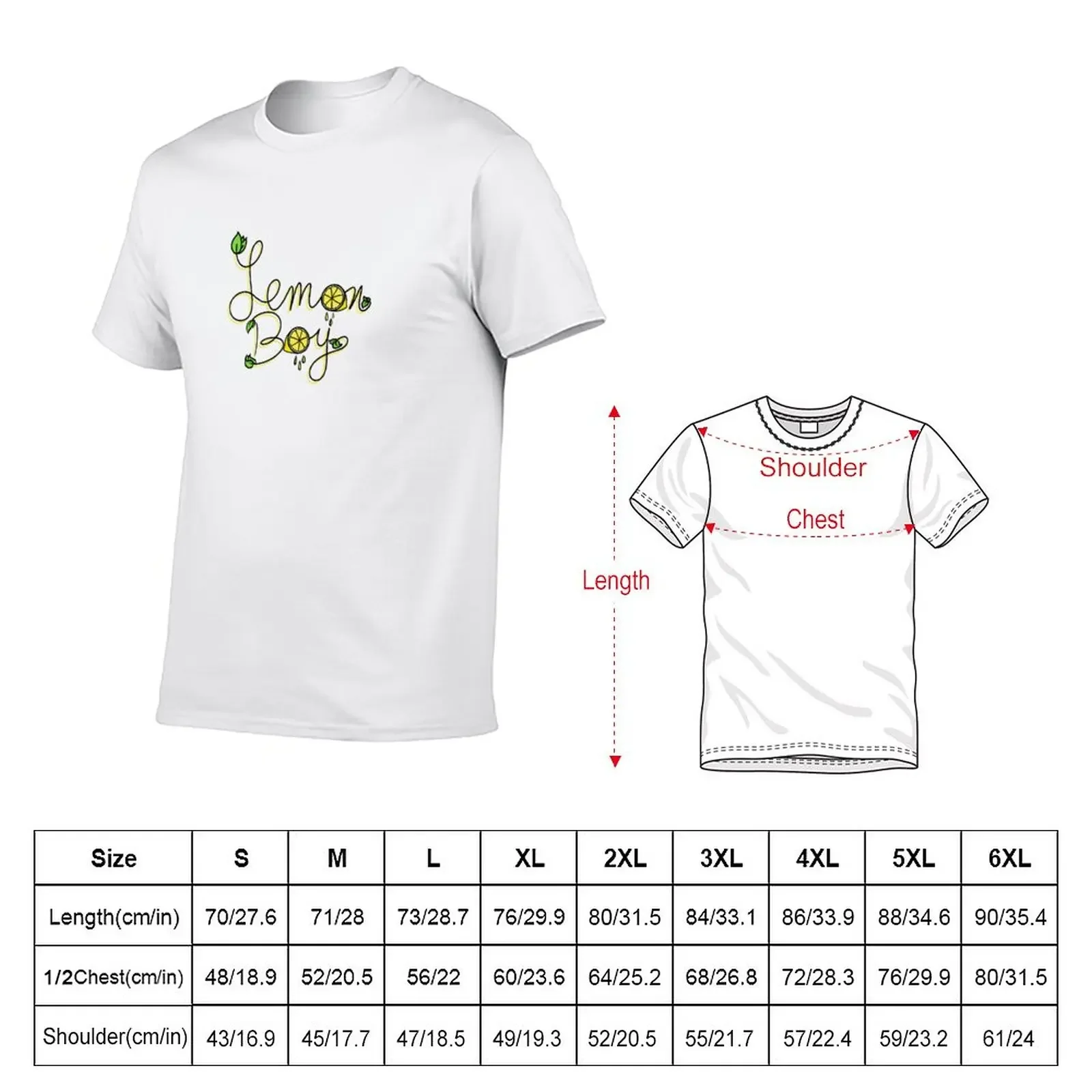 Lemon Boy Title T-Shirt anime clothes sublime t shirts for men graphic